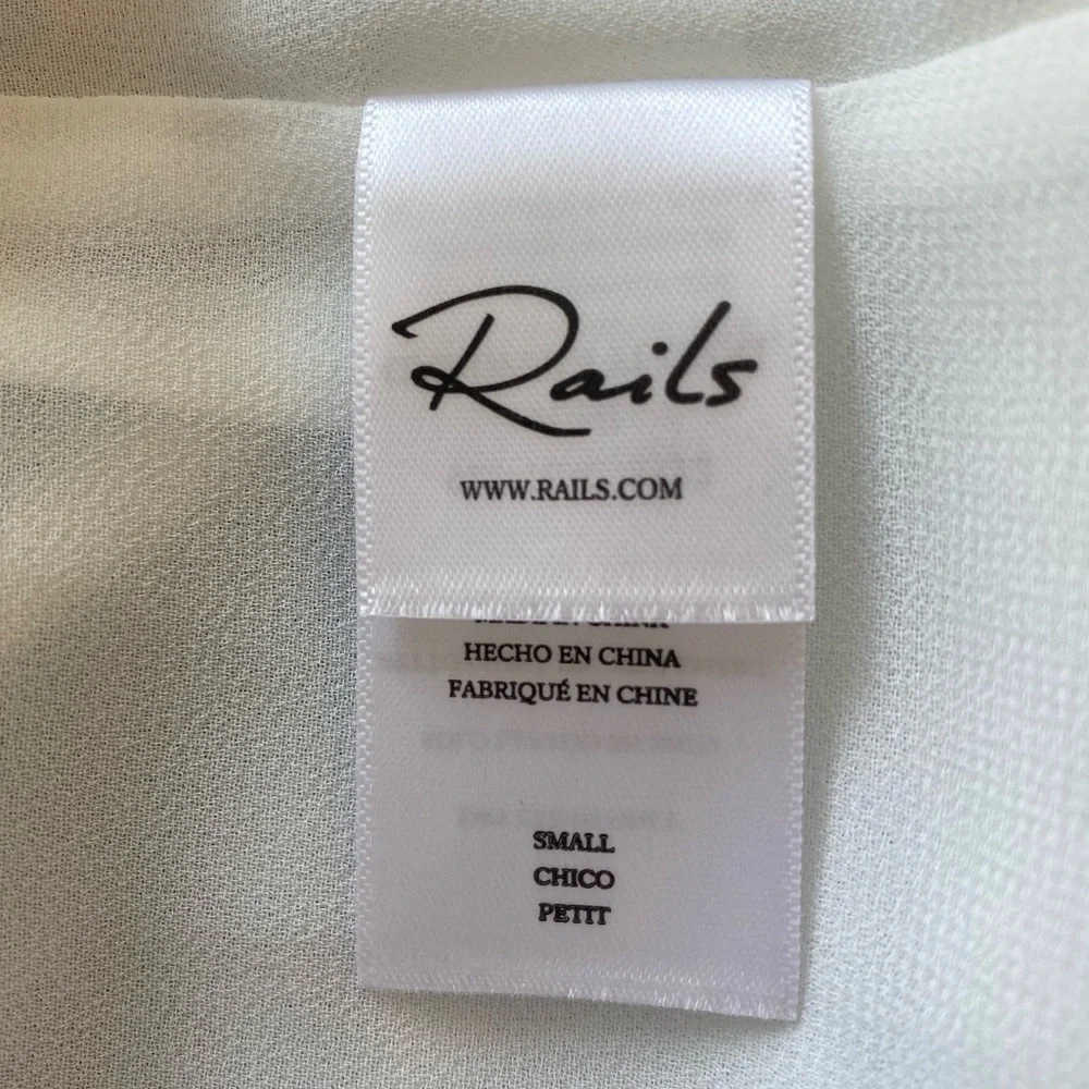 NWOT RAILS Juni Floral Tie Waist Midi Dress - Picture 9 of 11